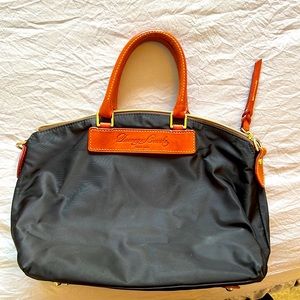 Dooney & Bourke black nylon satchel